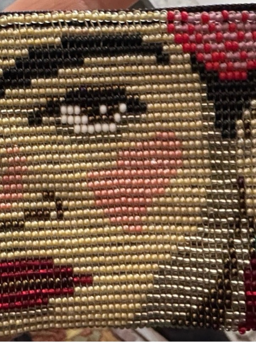 Frida Kahlo Beaded Coin Purse